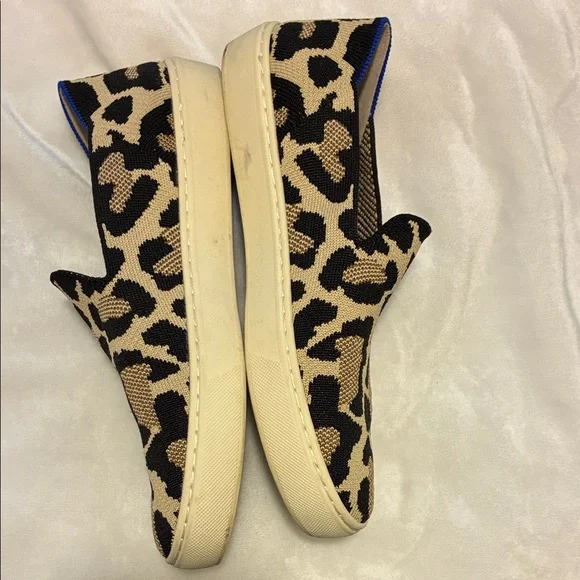 Rothy's “Dessert Cat” Leopard Print Women's Sneakers - Picture 2 of 6